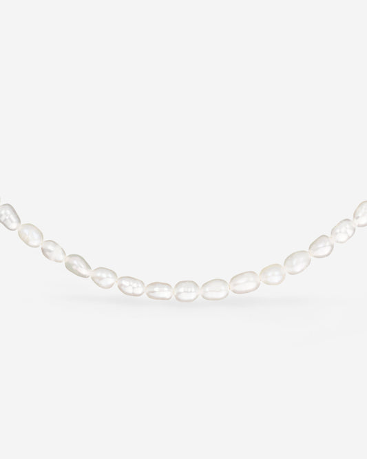 Perlita Choker Argento