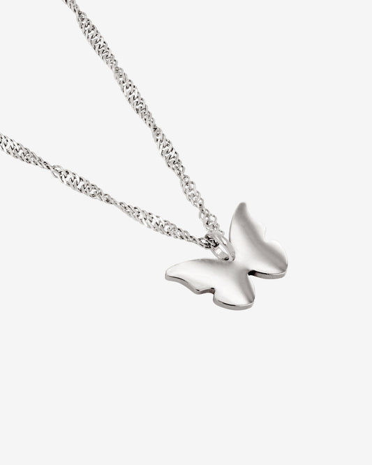Flutterby Collana Argento