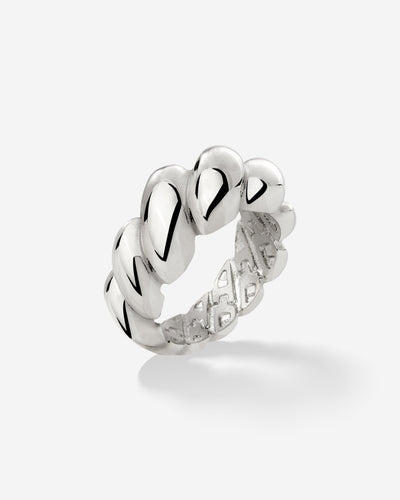 Bold Twist Anello Argento