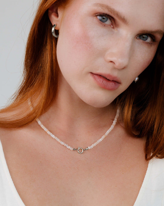Blushstone Charm Collana Argento