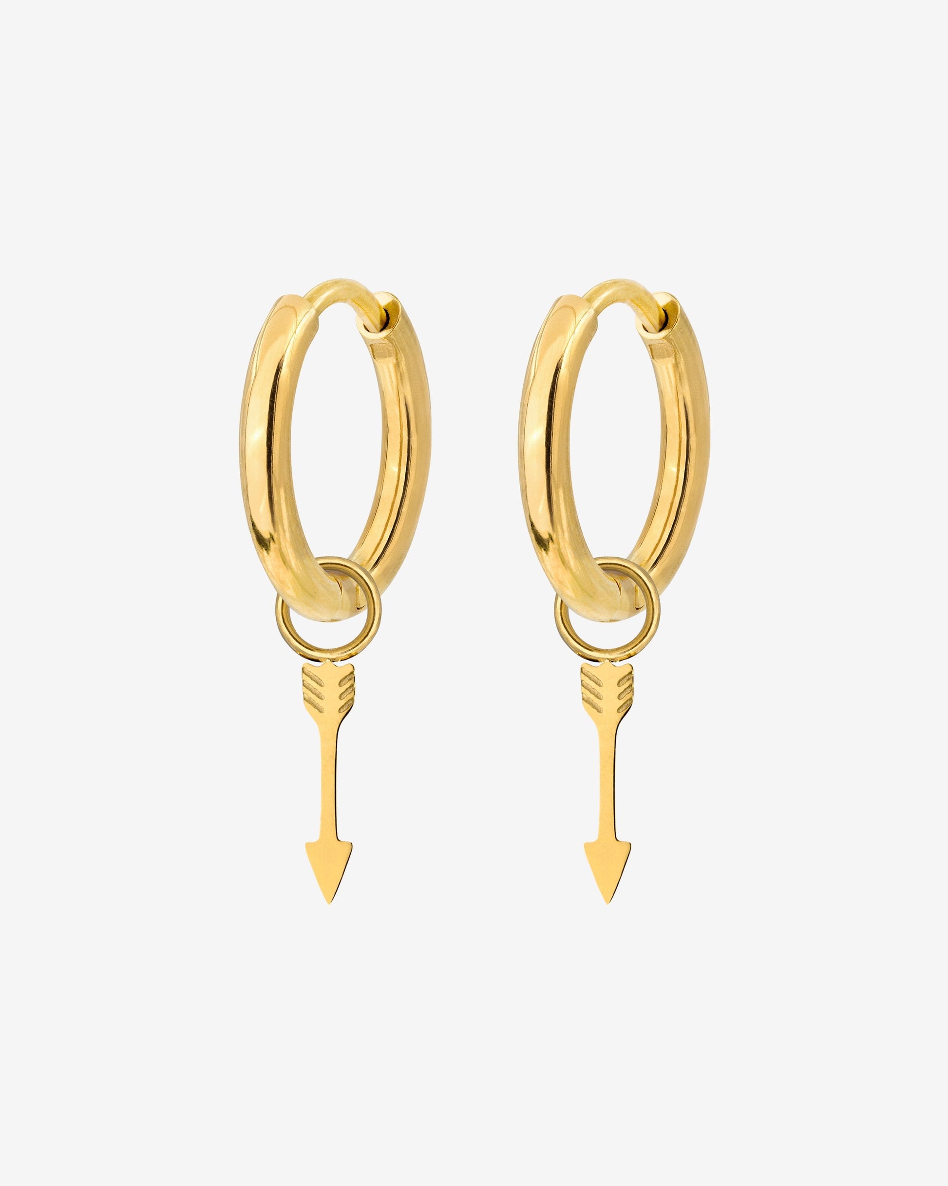 Cupid Arrow Hoopies Oro