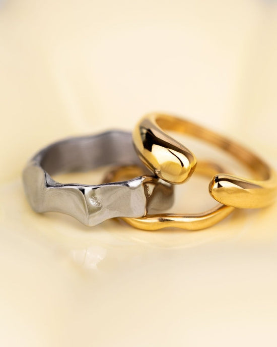 Melting Anello Argento