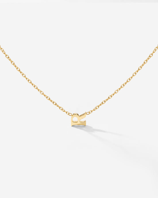 Tiny Letter Necklace