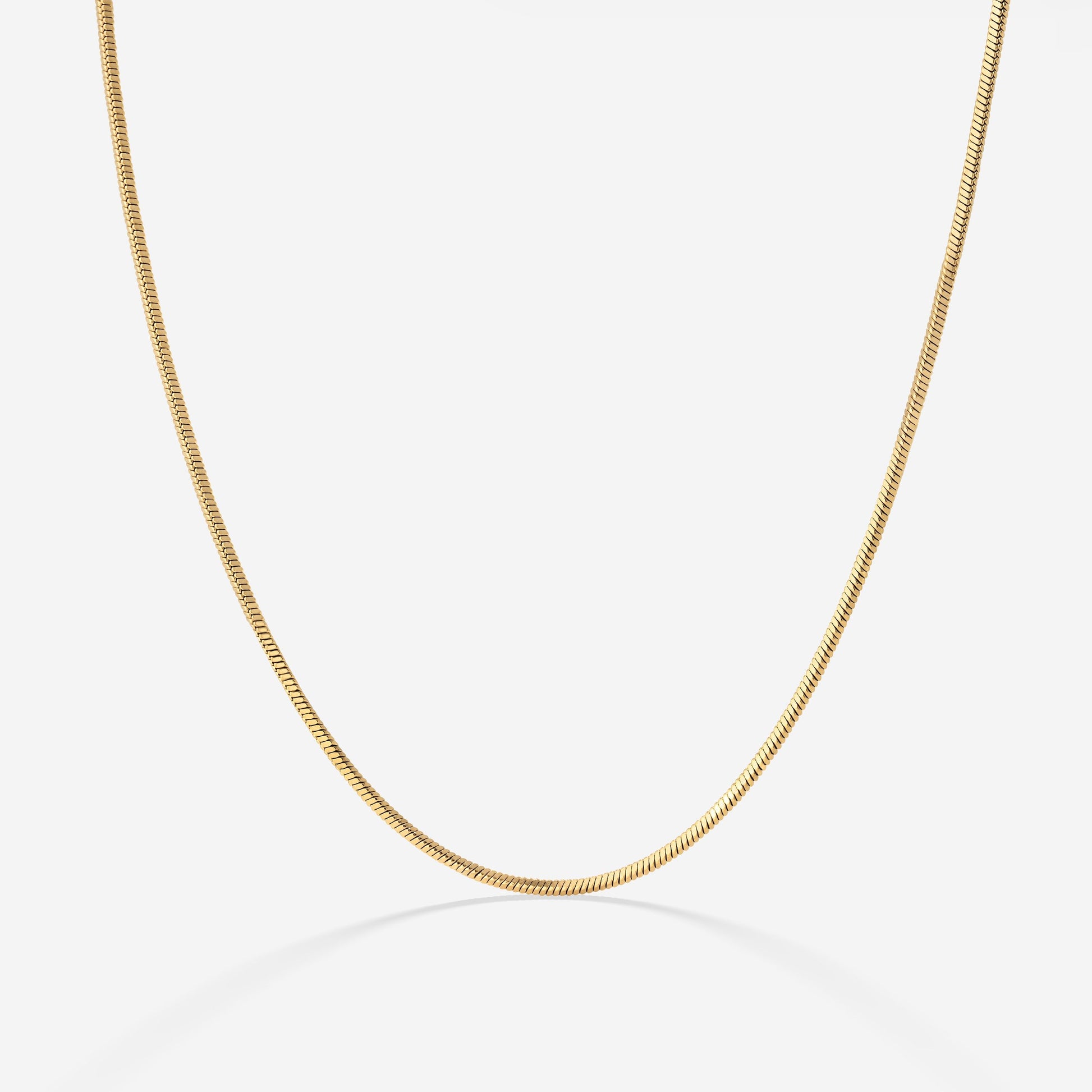 Squared Snake Chain Collana Oro