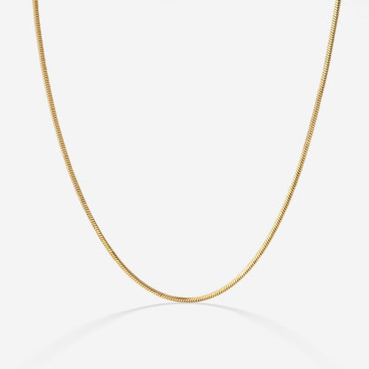 Squared Snake Chain Collana Oro