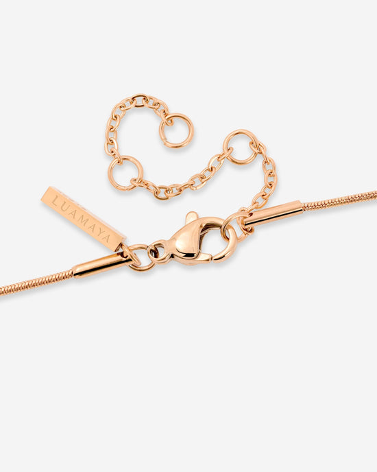 Luminous Pearl Choker Oro Rosa