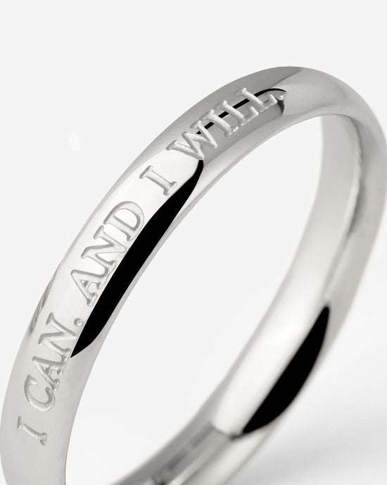 I can. And I will Anello Argento