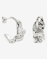 Crinkled Orecchini Argento
