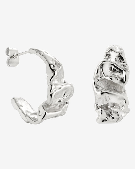 Crinkled Orecchini Argento