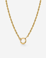 Rope Chain Charm Collana Oro