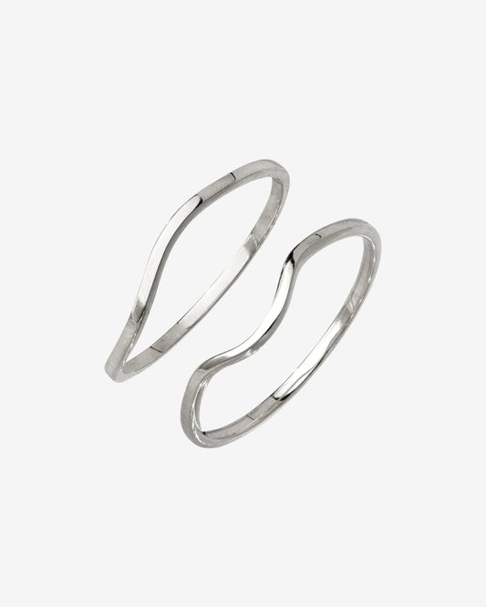 Skinny Dip Anello Duo Argento