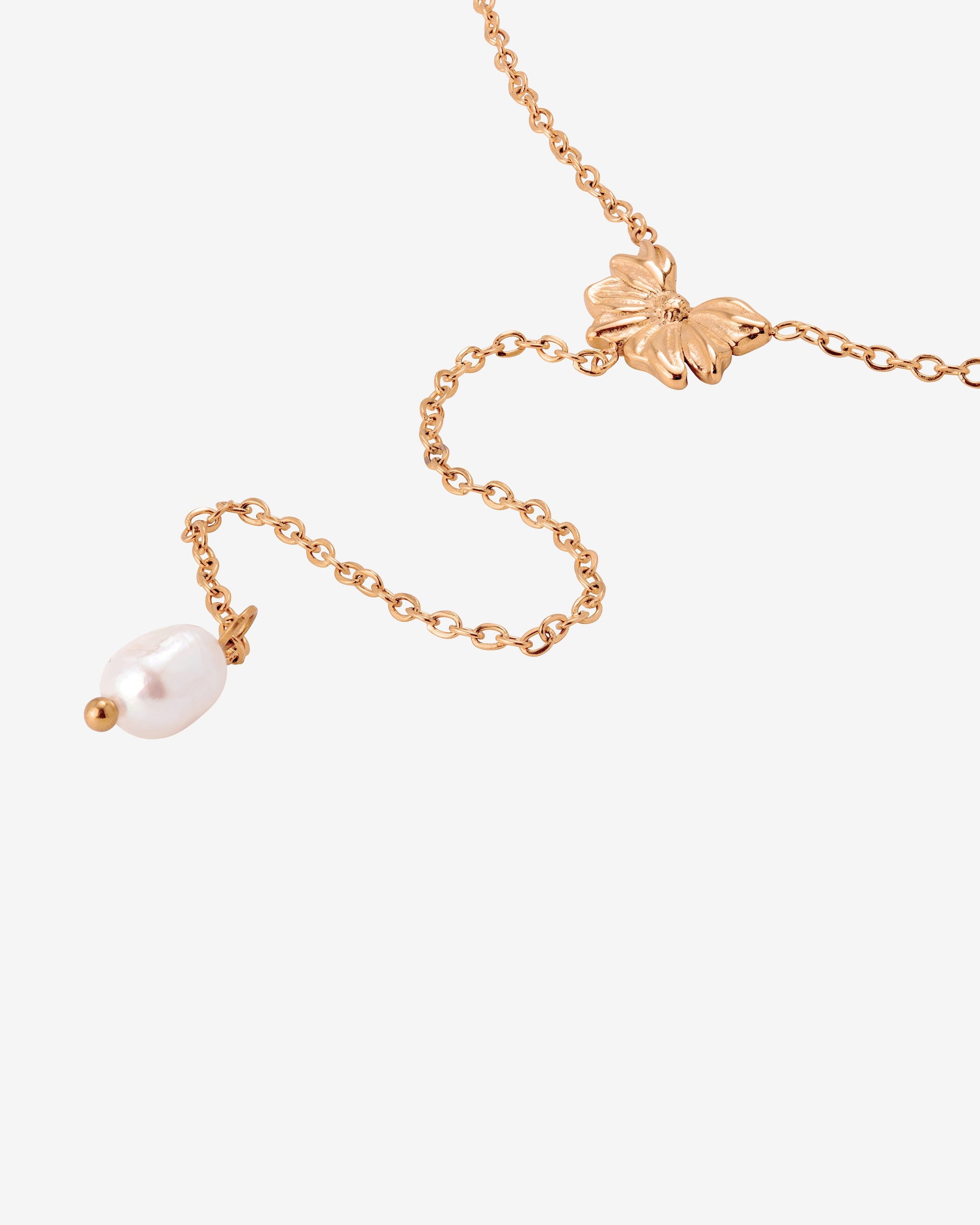 Petal Pearl Collana Y Oro Rosa
