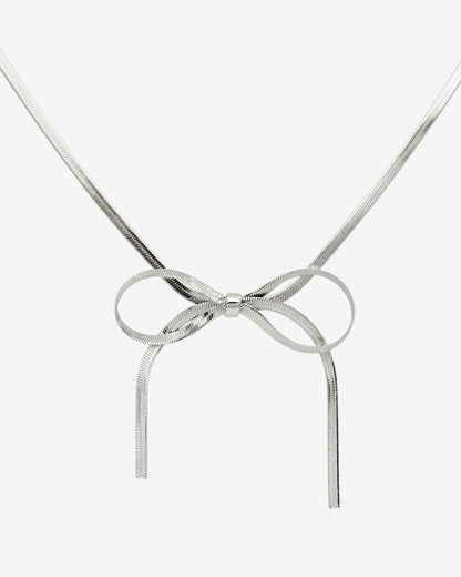Sweet Bow Collana Argento