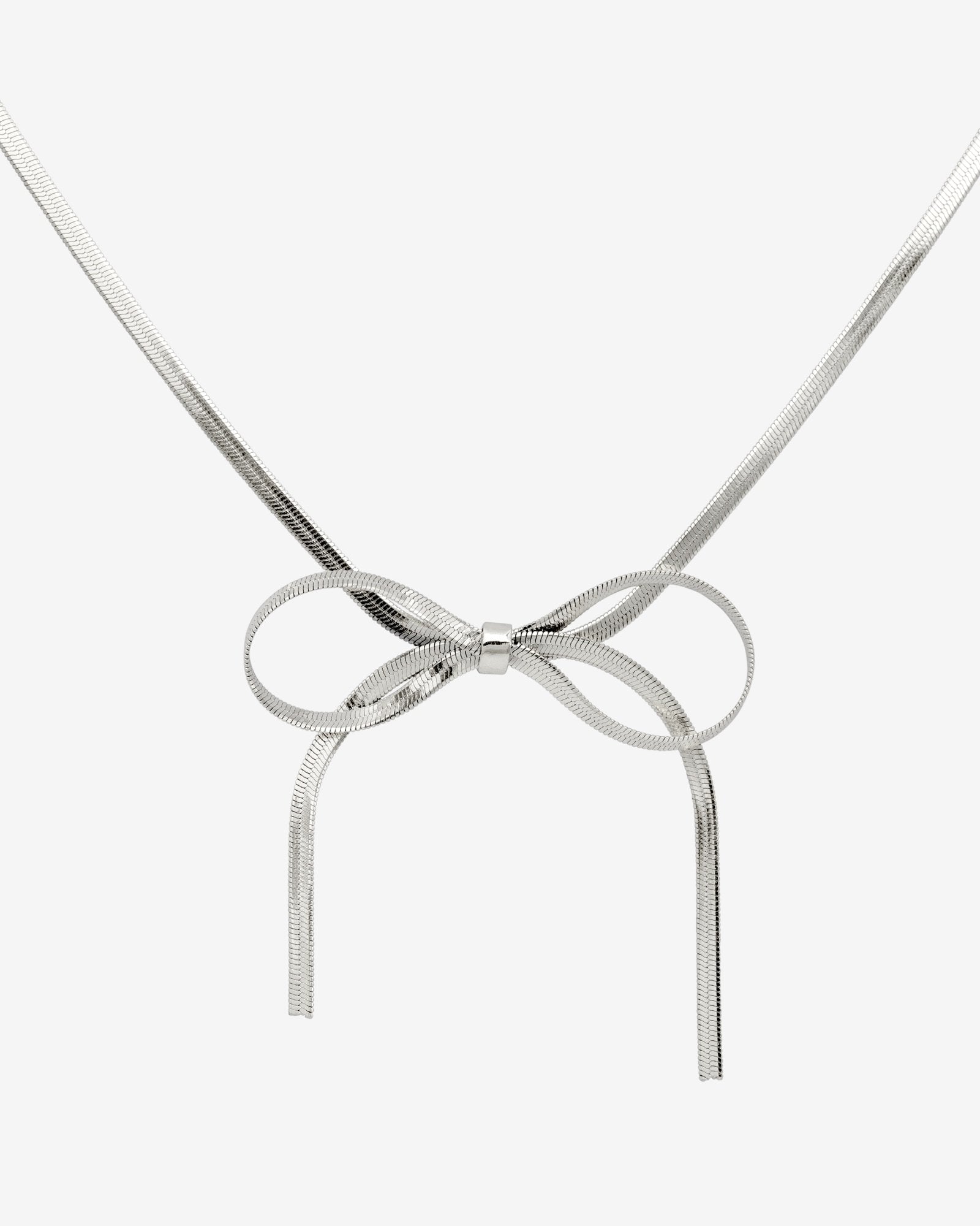 Sweet Bow Collana Argento