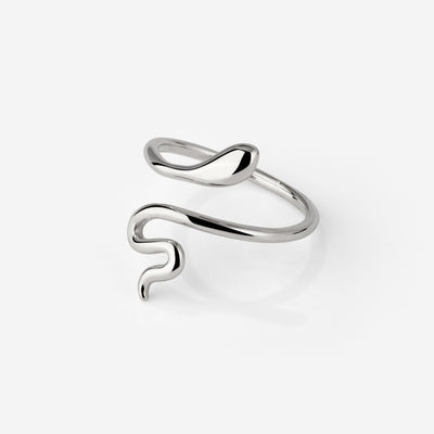 Slim Snake Anello Argento