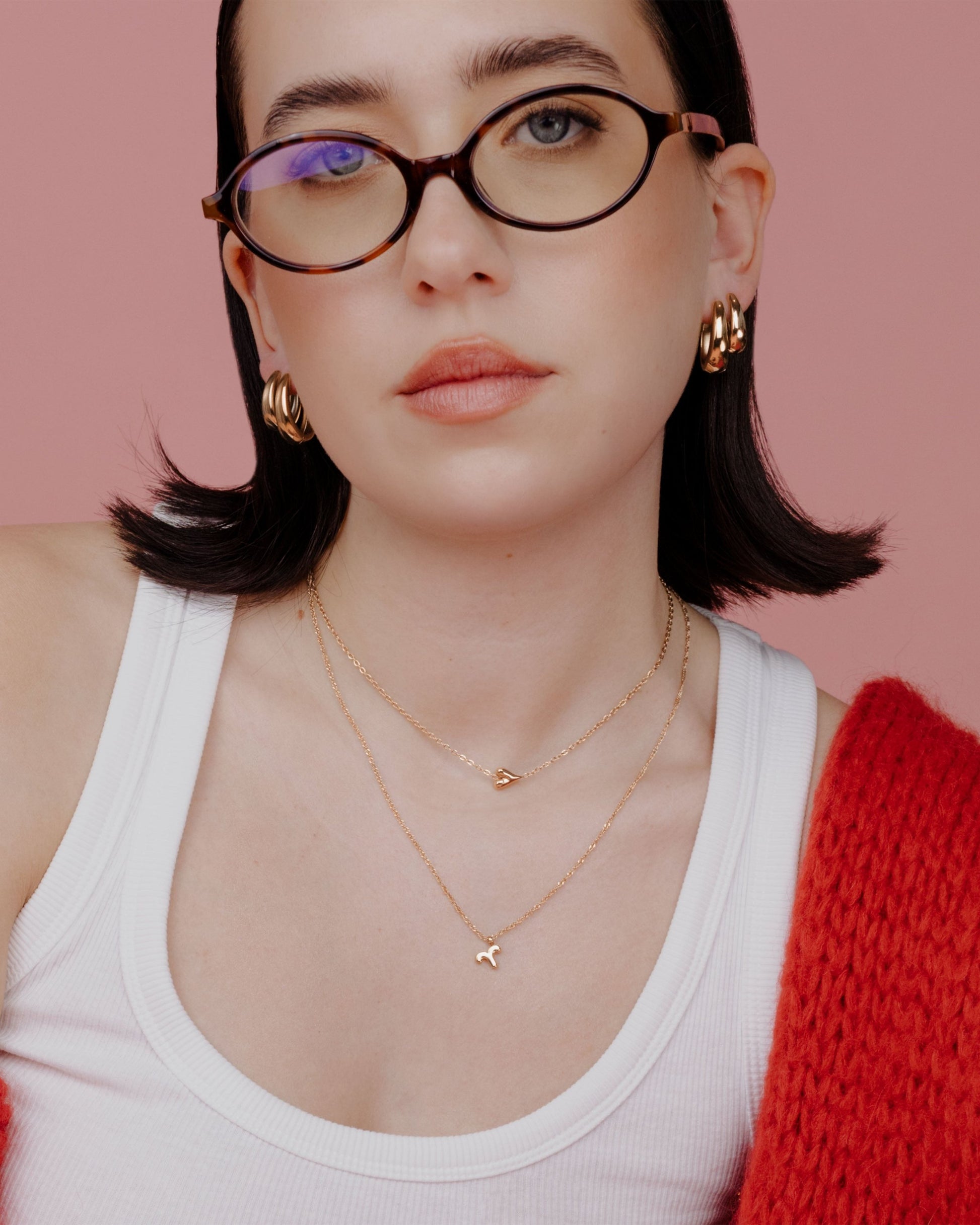 Aries Bubble Collana Oro Rosa