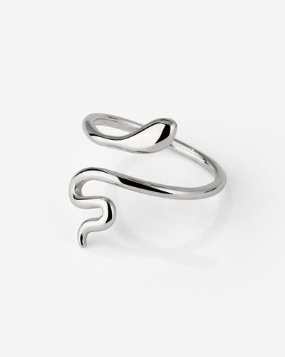 Slim Snake Anello Argento
