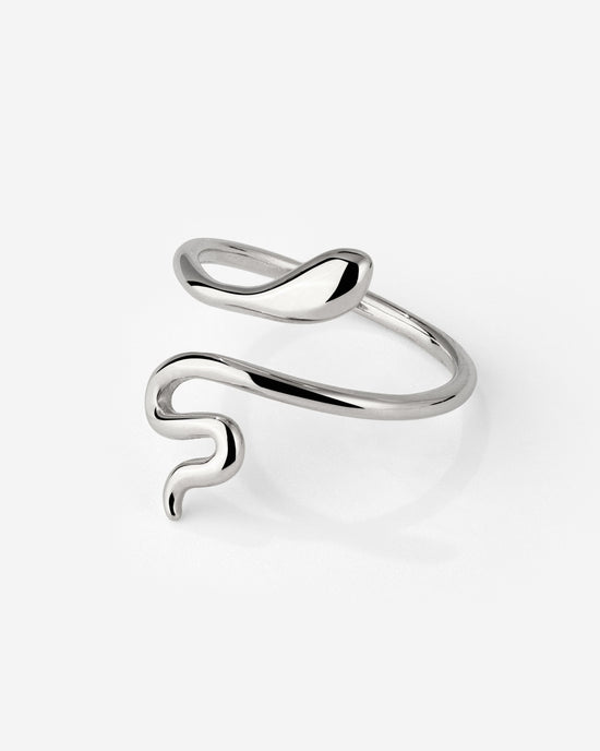 Slim Snake Anello Argento