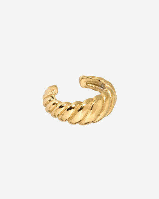 Towel Twist Ear Cuff Oro