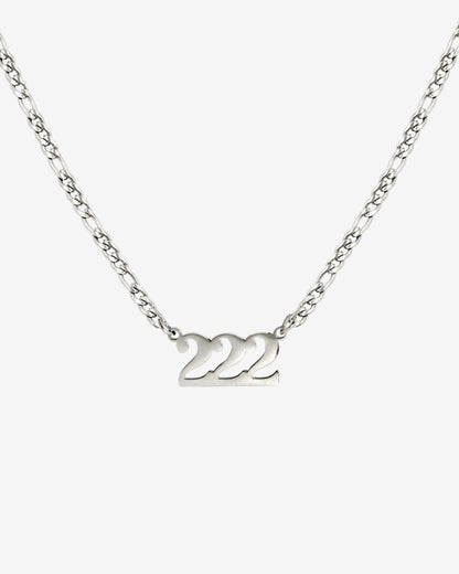 Angel Number Collana Argento