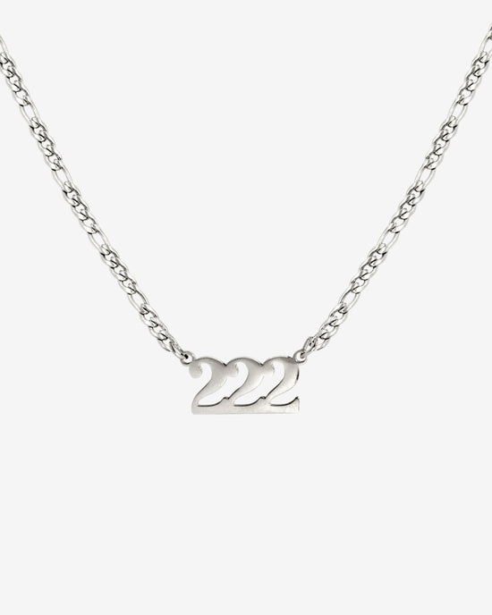 Angel Number Collana Argento