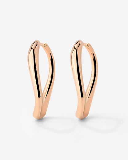Timeless Oval Orecchini Oro Rosa