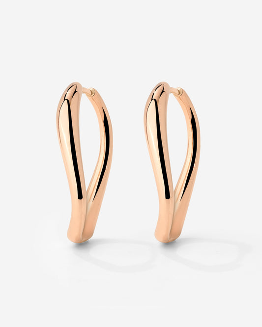 Timeless Oval Orecchini Oro Rosa
