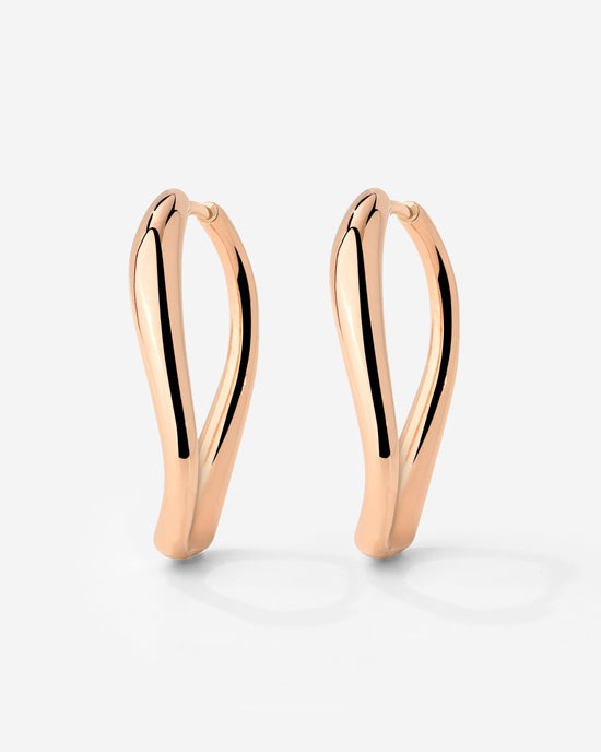 Timeless Oval Orecchini Oro Rosa