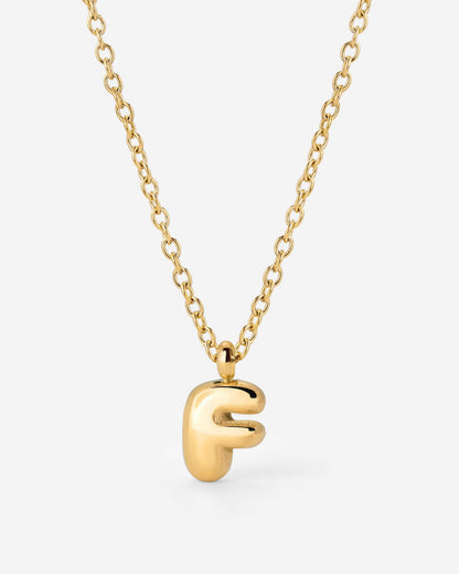Bubble Letter Collana Oro