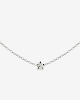 Floral Glow Choker Argento