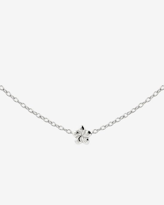 Floral Glow Choker Argento