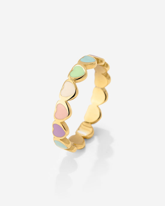 Pastel Hearts Anello Oro
