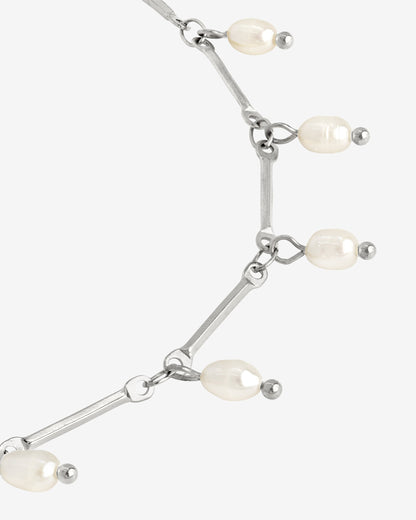 Annes Authentic Pearl Choker Argento