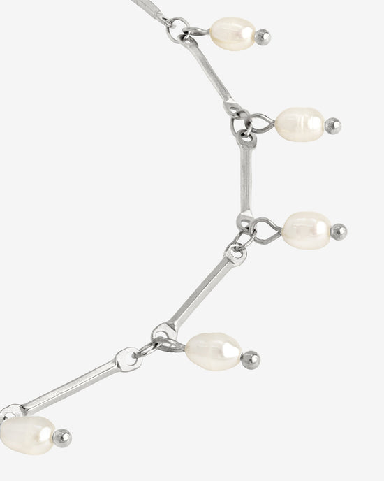 Annes Authentic Pearl Choker Argento