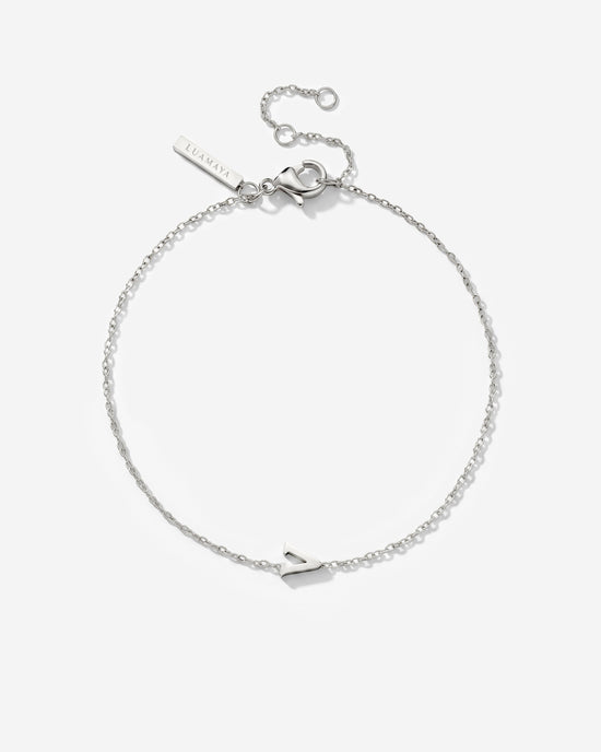 Tiny Letter Bracelet