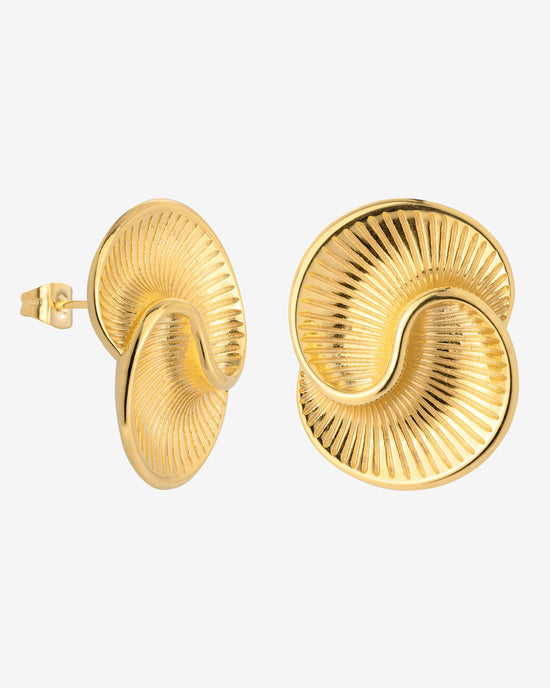 Winding Spiral Orecchini Oro