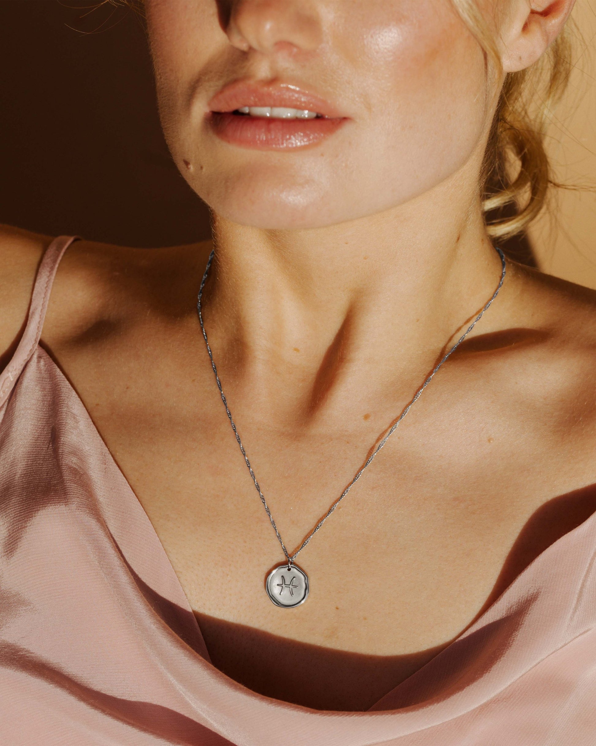 Zodiac Collana - Pesci Argento
