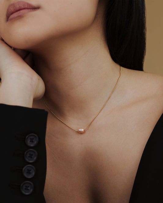 Blush Pearl Collana Oro