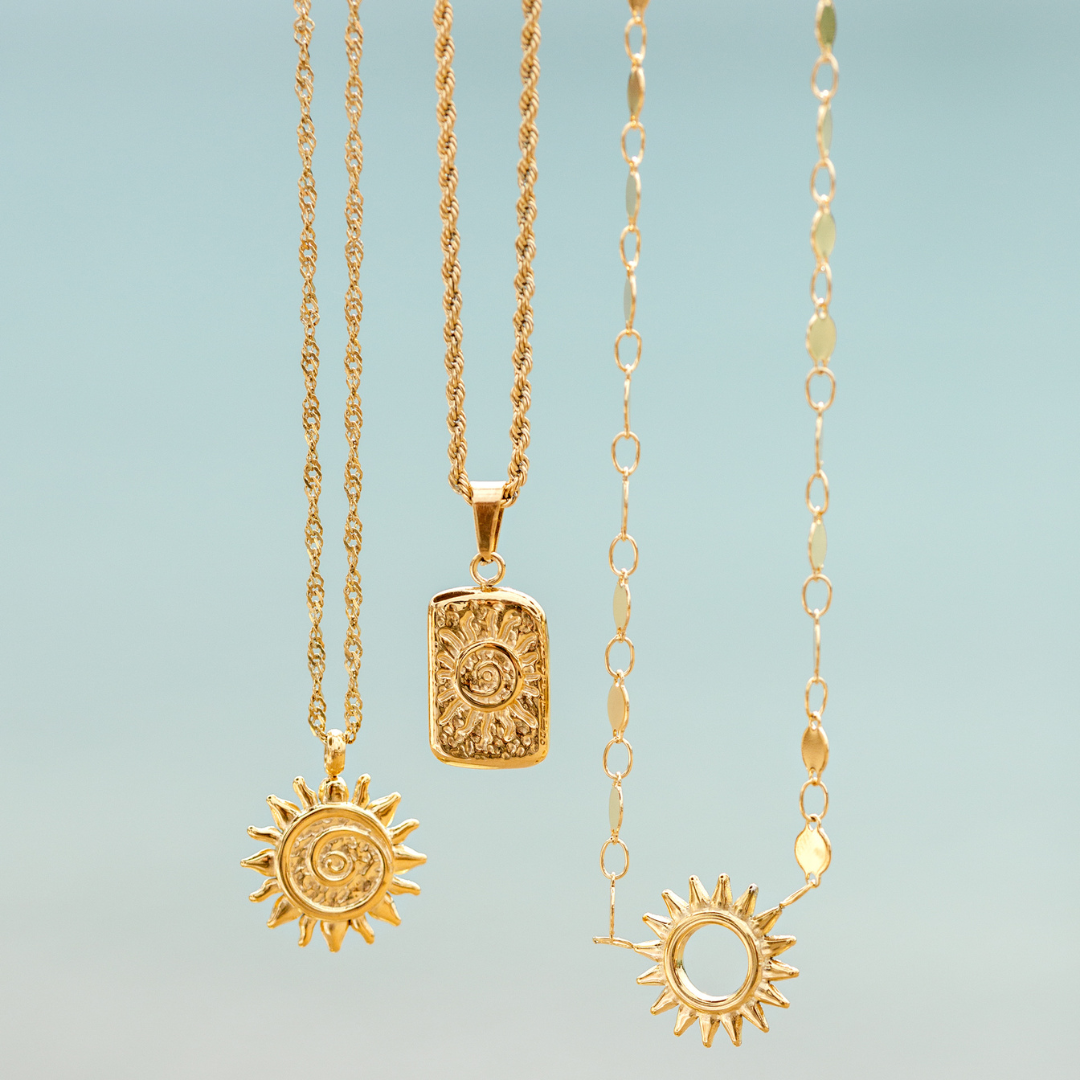 Sunny Side Up Collana Oro