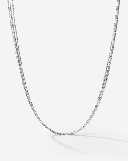 Cascade Layer Collana Argento