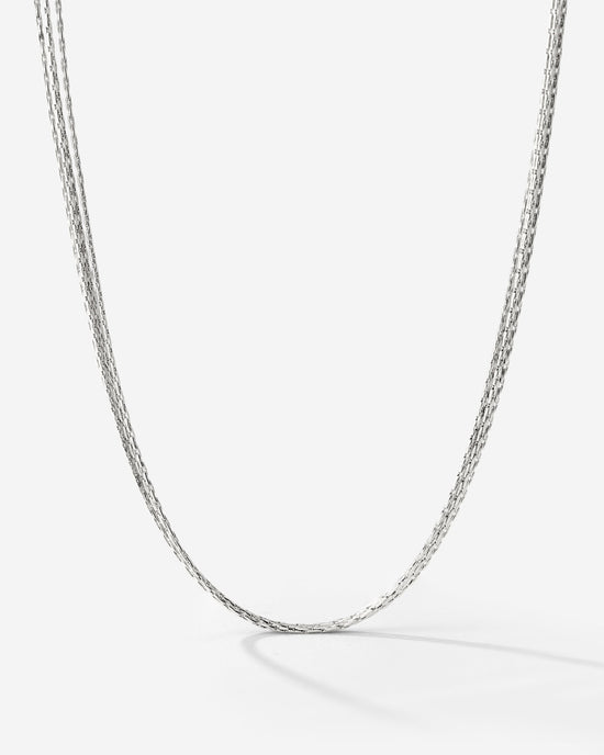 Cascade Layer Collana Argento