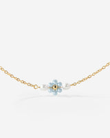 Forever Blue Daisy Collana Oro