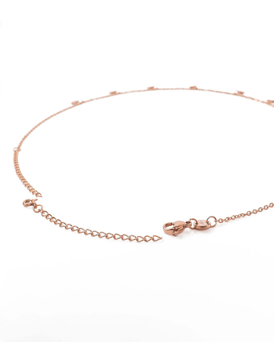 Luamaya Catena Estensible 5 cm Oro Rosa