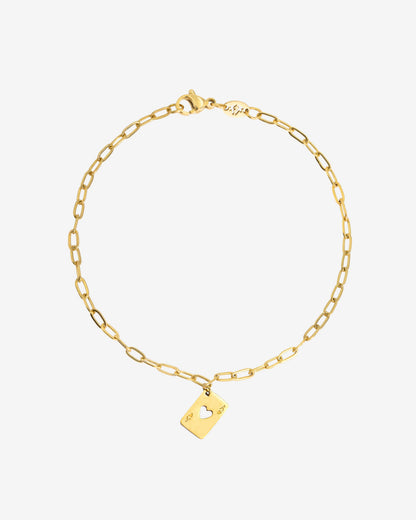 Ace Up the Sleeve Bracciale Oro