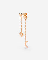Shiny Ines Stud Orecchino Oro Rosa