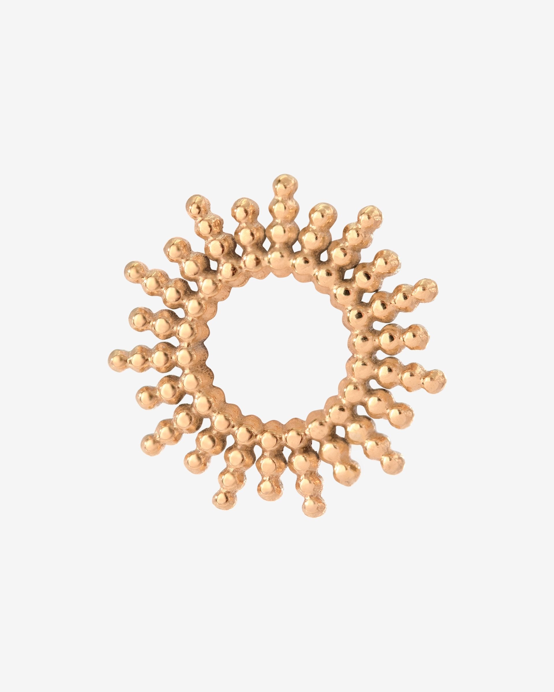Sunny Oval Twisted Hoop Set Baby Oro Rosa