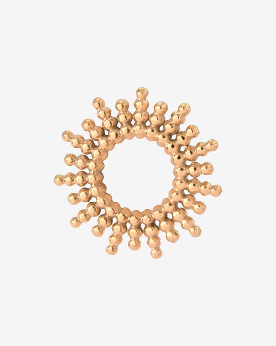 Sunny Oval Twisted Hoop Set Baby Oro Rosa