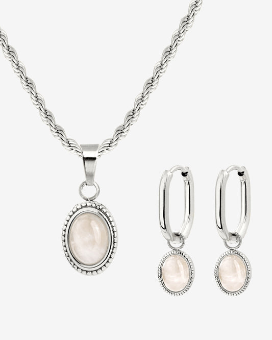 Blush Quartz Bundle Argento