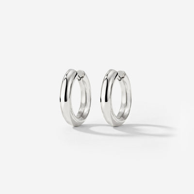 Chunky Hoopies Small Argento