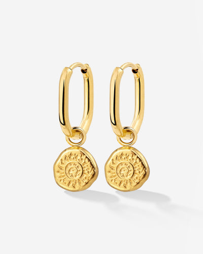 Sun Seeker Oval Hoop Set Baby Oro